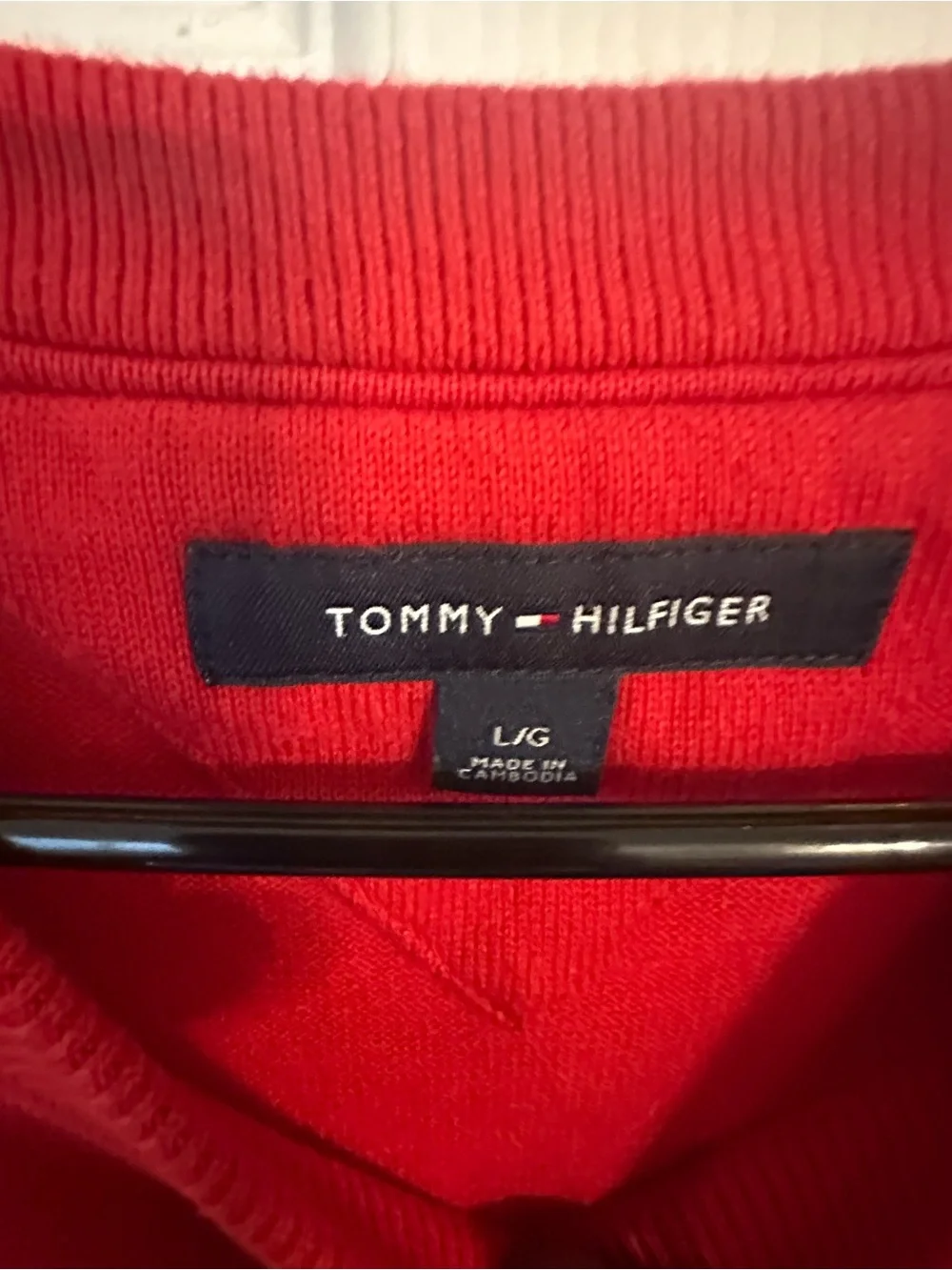 Tommy Hilfiger bold red